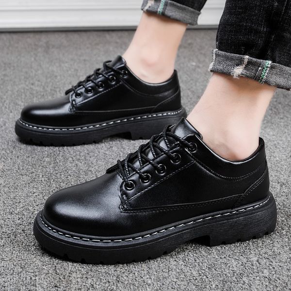 2020 spring new leather men's casual leather shoes men anti-slip big head shoes men driving, Black
2020 spring new leather men's casual leather shoes men anti-slip big head shoes men driving, Black
