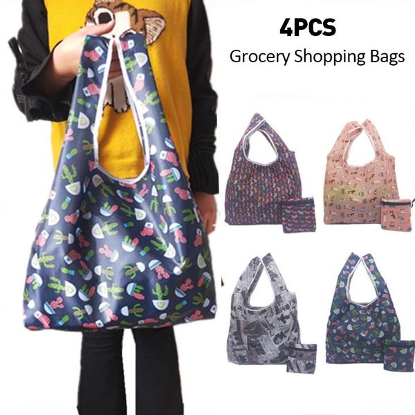 4pcs shopping bags foldable reusable vegetable fruit portable supermarket shopper bag folding environmentally organizer bag
4pcs shopping bags foldable reusable vegetable fruit portable supermarket shopper bag folding environmentally organizer bag