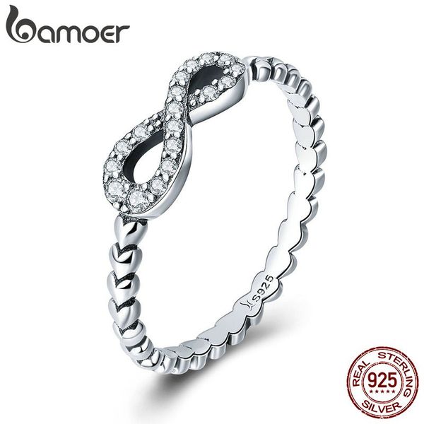 bamoer romantic 925 sterling silver infinity love forever heart clear cz finger ring for women sterling silver jewelry scr414, Slivery;golden
bamoer romantic 925 sterling silver infinity love forever heart clear cz finger ring for women sterling silver jewelry scr414, Slivery;golden