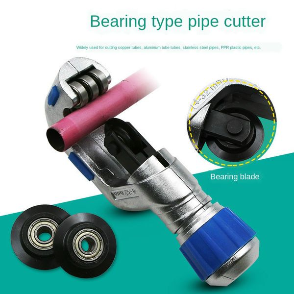 bearing pipe cutter 4-32mm manual tube shearing for copper, aluminum, stainless steel, bellows, ppr plastic tube hand pipe tool
bearing pipe cutter 4-32mm manual tube shearing for copper, aluminum, stainless steel, bellows, ppr plastic tube hand pipe tool