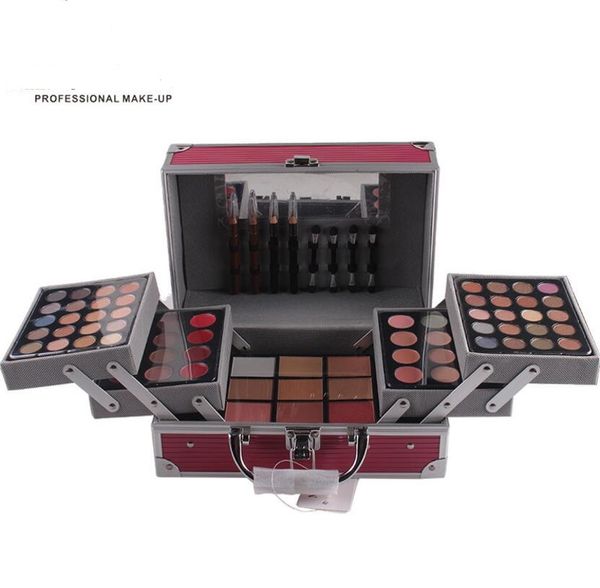 New pattern profe ional makeup palette co metic box bronzer highlighter blu h make up face powder ca e eye hadow kit whole ale 
New pattern profe ional makeup palette co metic box bronzer highlighter blu h make up face powder ca e eye hadow kit whole ale