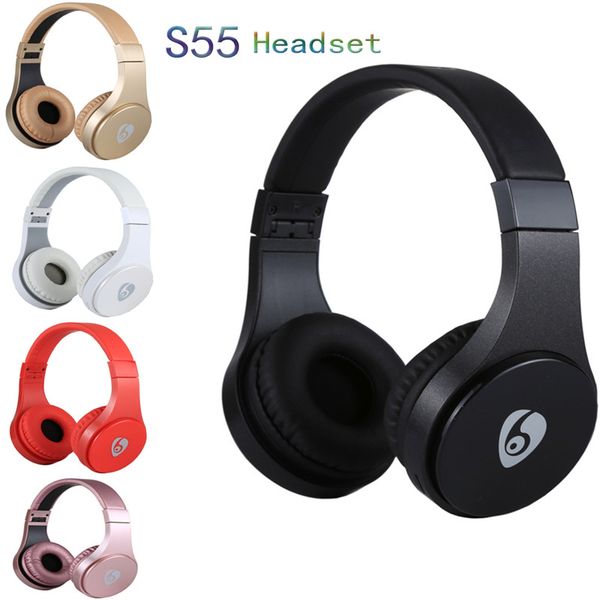 высокая qulity s55 bluetooth беспроводная стерео музыкальная гарнитура с микрофоном регулируемое оголовье наушники поддержка tf карты рознич
высокая qulity s55 bluetooth беспроводная стерео музыкальная гарнитура с микрофоном регулируемое оголовье наушники поддержка tf карты рознич