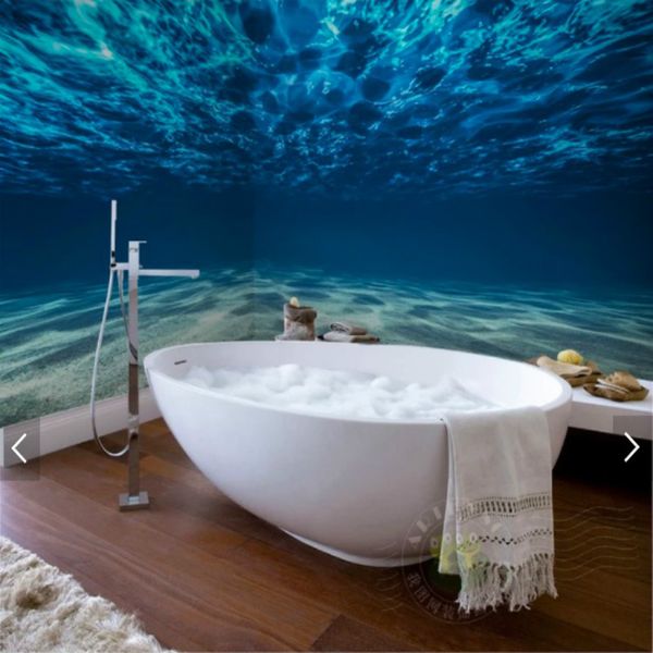 blue water ripple mural for kids room underwater world bathroom background mural wallpaper that waterproof and easy to clean
blue water ripple mural for kids room underwater world bathroom background mural wallpaper that waterproof and easy to clean