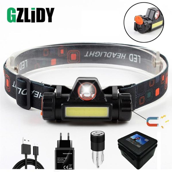 waterproof led headlamp cob work light 2 light mode with magnet headlight built-in 18650 battery suit for fishing, camping, etc
waterproof led headlamp cob work light 2 light mode with magnet headlight built-in 18650 battery suit for fishing, camping, etc