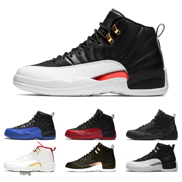 12 men basketball shoes 12s midnight black fiba white grey reverse taxi game royal flu game mens trainer sports sneakers ing
12 men basketball shoes 12s midnight black fiba white grey reverse taxi game royal flu game mens trainer sports sneakers ing