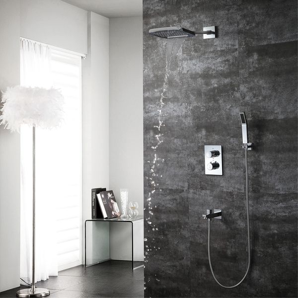 waterfall rainfall shower head wall mounted bathroom shower set rain square showers brass thermostatic shower faucets chrome
waterfall rainfall shower head wall mounted bathroom shower set rain square showers brass thermostatic shower faucets chrome