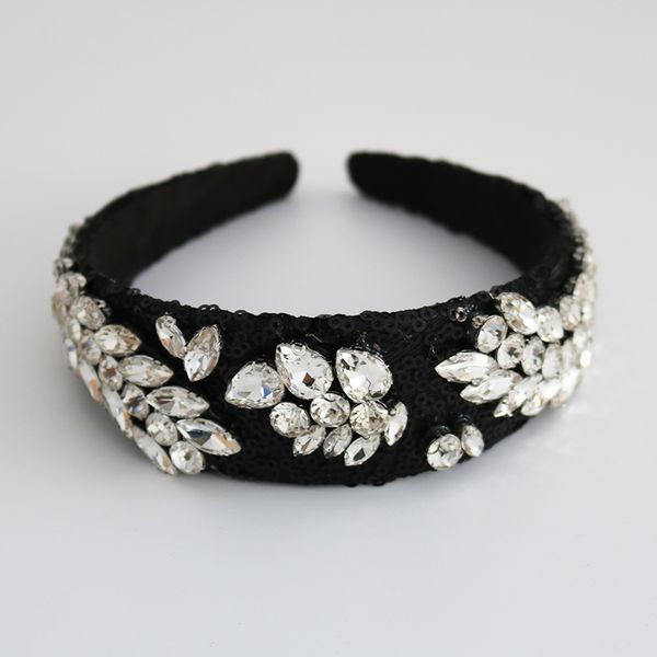 white crystal headbands wedding hair accessories bridal black sequins headband hair band handmade bridal head jewelry, Golden;white
white crystal headbands wedding hair accessories bridal black sequins headband hair band handmade bridal head jewelry, Golden;white