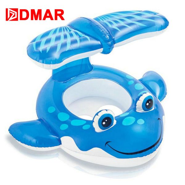 dmar 84cm inflatable blue whale baby boat with canopy pool float for kids swimming ring for beach sea mattress water toys
dmar 84cm inflatable blue whale baby boat with canopy pool float for kids swimming ring for beach sea mattress water toys