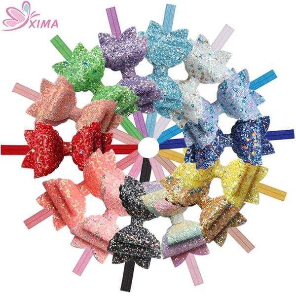 xima 14pcs/lot 3.5''cute girls hair bows headband double layer glitter elastic hairband princess headdress hair accessories, Slivery;white
xima 14pcs/lot 3.5''cute girls hair bows headband double layer glitter elastic hairband princess headdress hair accessories, Slivery;white