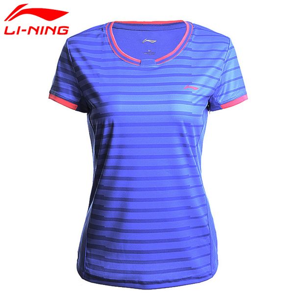

new women's badminton shirts at dry breathable comfort regular fit sports t-shirts lining tee aaym132, White;yellow