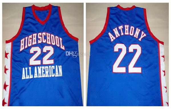mcdonald's high school all american carmelo anthony #22 blue retro basketball jersey mens stitched custom any number name jerseys, Black;red
mcdonald's high school all american carmelo anthony #22 blue retro basketball jersey mens stitched custom any number name jerseys, Black;red