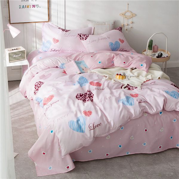 wensd new pink heart love bedclothes bedlinens pillow case duvet cover sets beddings super king bed set jogo de cama
wensd new pink heart love bedclothes bedlinens pillow case duvet cover sets beddings super king bed set jogo de cama
