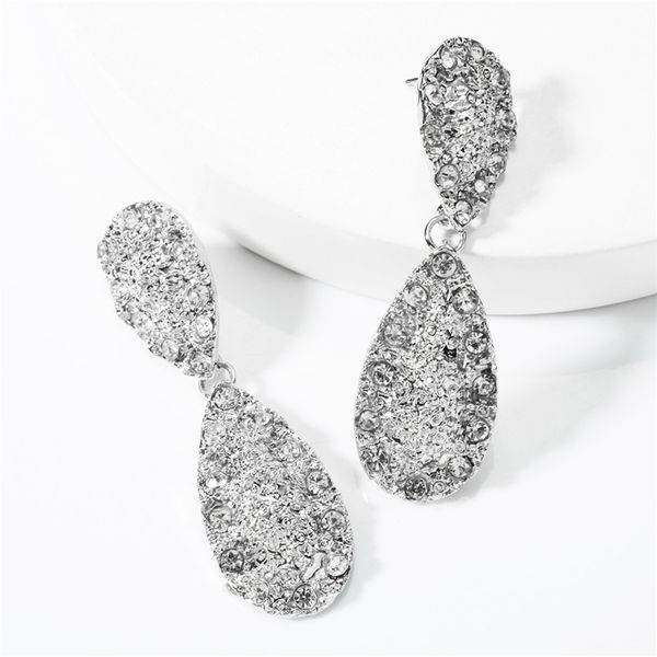 earings fashion jewelry 2019 european and american metal double-layer drop-shaped rhinestone geometry women exaggerated earrings, Silver
earings fashion jewelry 2019 european and american metal double-layer drop-shaped rhinestone geometry women exaggerated earrings, Silver