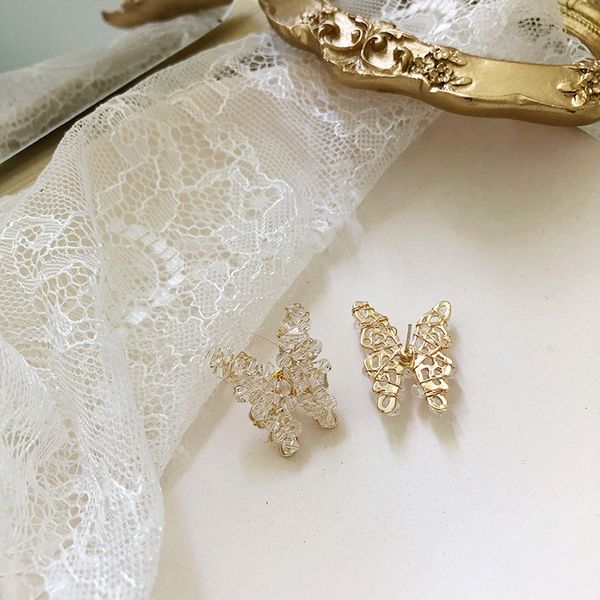 бабочка серьги корейский игристые хрустальные бусины stud женский личность темперамент серьги, Golden;silver
бабочка серьги корейский игристые хрустальные бусины stud женский личность темперамент серьги, Golden;silver