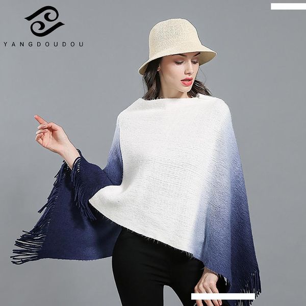 yangdoudou бахромой плащ женщины batwing sleeve европа америка новая зима вязаные пончо свитер пальто шаль
yangdoudou бахромой плащ женщины batwing sleeve европа америка новая зима вязаные пончо свитер пальто шаль