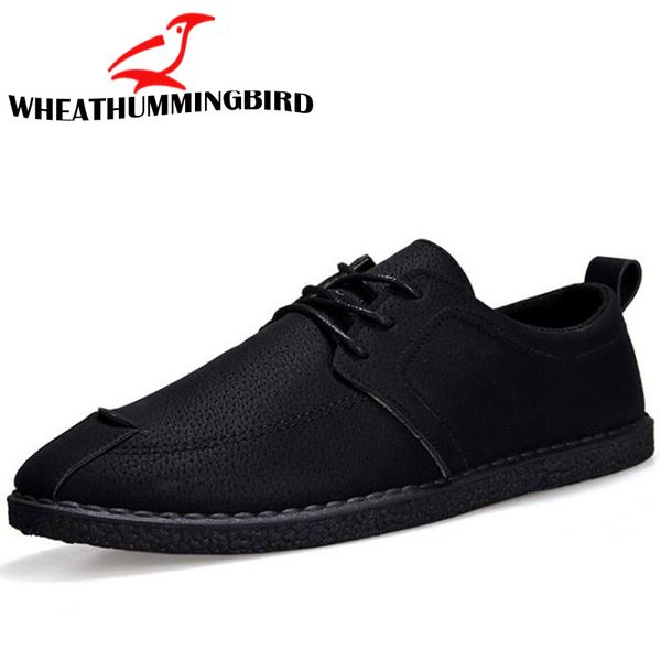 2018 new men's pu leather casual shoes fashion breathable sneakers zapatillas deportivas driving student boys dropshipping ra-22, Black
2018 new men's pu leather casual shoes fashion breathable sneakers zapatillas deportivas driving student boys dropshipping ra-22, Black