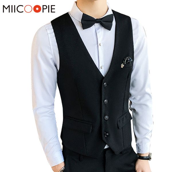 classic formal men tuxedo vest waistcoat fashion business single breasted v-neck brand suit vest england style costume homme 5xl, Black;white
classic formal men tuxedo vest waistcoat fashion business single breasted v-neck brand suit vest england style costume homme 5xl, Black;white