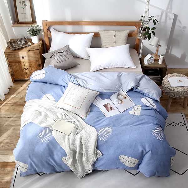 ins style leaves pattern cotton duvet cover solid color case with zipper (no quilt) single full queen king double size
ins style leaves pattern cotton duvet cover solid color case with zipper (no quilt) single full queen king double size