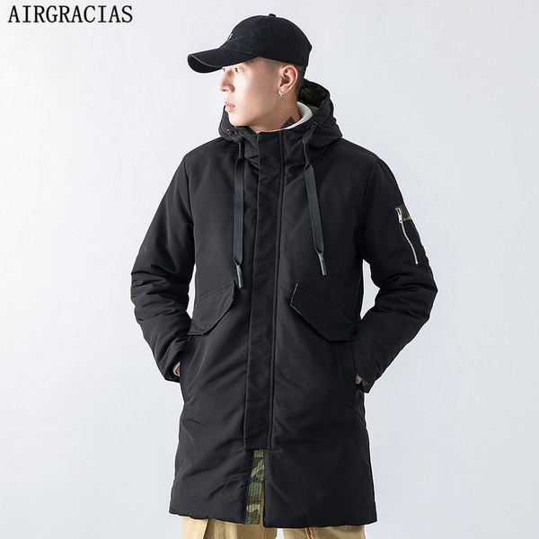 airgracias brand winter jacket men long parka thicken hooded parka coat men warm jacket coat clothes size m-4xl, Black
airgracias brand winter jacket men long parka thicken hooded parka coat men warm jacket coat clothes size m-4xl, Black