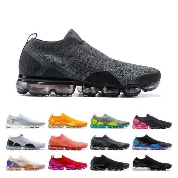 New 2018 Designer Shoes Moc 2 Laceless 2.0 Running Shoes Triple Black White Fly knit Sports 2019 Cushion Trainers Sneakers 36-45
New 2018 Designer Shoes Moc 2 Laceless 2.0 Running Shoes Triple Black White Fly knit Sports 2019 Cushion Trainers Sneakers 36-45