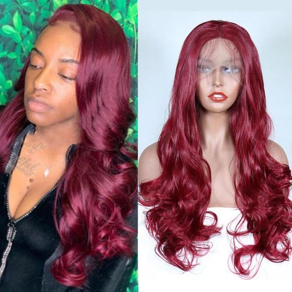 synthetic lace front wig burgundy red wavy long hair wig heat resistant fiber for women natural hairline with baby hair, Black
synthetic lace front wig burgundy red wavy long hair wig heat resistant fiber for women natural hairline with baby hair, Black