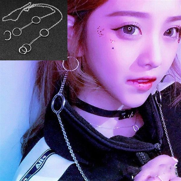korean simple 1 pair new fashion stainless steel 55cm long necklace bangtan boys stud double chain long necklace jewelry kpop, Silver
korean simple 1 pair new fashion stainless steel 55cm long necklace bangtan boys stud double chain long necklace jewelry kpop, Silver