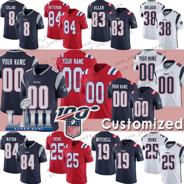 Cu tomized patriot football jer ey 15 n 039 keal harry 4 jarrett tidham 46 jame develin 38 brandon bolden 2 doug flutie 8 jamie collin, Black;red
Cu tomized patriot football jer ey 15 n 039 keal harry 4 jarrett tidham 46 jame develin 38 brandon bolden 2 doug flutie 8 jamie collin, Black;red
