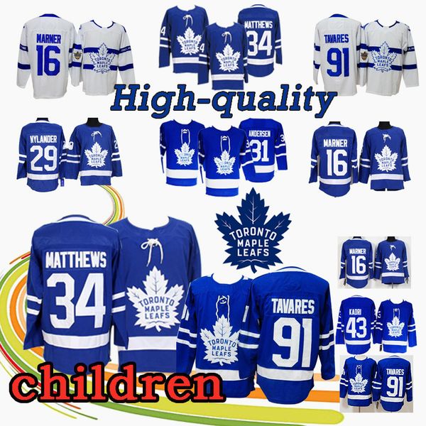 YOUTH Toronto Maple Leafs Hockey Jersey 91 John Tavares 16 Mitch Marner 34 Auston Matthews 29 William Nylander 43 Jerseys
YOUTH Toronto Maple Leafs Hockey Jersey 91 John Tavares 16 Mitch Marner 34 Auston Matthews 29 William Nylander 43 Jerseys