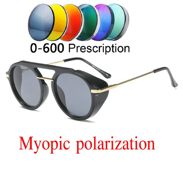custom made myopia minus prescription polarized lens finished myopia small women fashion round punk sunglasses 1.0-to-4.0 nx, White;black
custom made myopia minus prescription polarized lens finished myopia small women fashion round punk sunglasses 1.0-to-4.0 nx, White;black