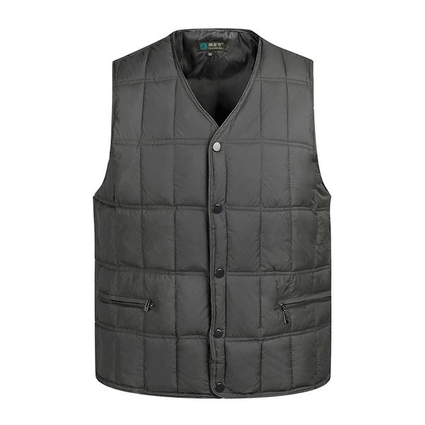 cotton solid padded vest for men winter thick warm streetwear parka sleeveless jacket casual button male travel brand waistcoat, Black;white
cotton solid padded vest for men winter thick warm streetwear parka sleeveless jacket casual button male travel brand waistcoat, Black;white