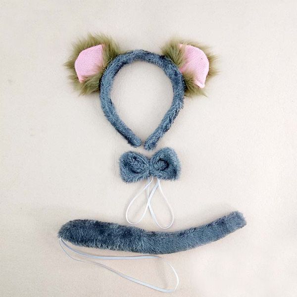 lovely girls koala bear plush ear headband bow tie tail set theme party cosplay carnival stage costumes accessories, Slivery;white
lovely girls koala bear plush ear headband bow tie tail set theme party cosplay carnival stage costumes accessories, Slivery;white