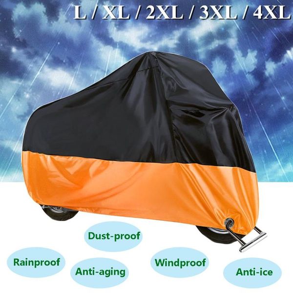 motorcycle cover waterproof protect rain dust uv motocycle case 190t outdoor motorbike protector l/xl/2xl/3xl/4xl elastic hem
motorcycle cover waterproof protect rain dust uv motocycle case 190t outdoor motorbike protector l/xl/2xl/3xl/4xl elastic hem