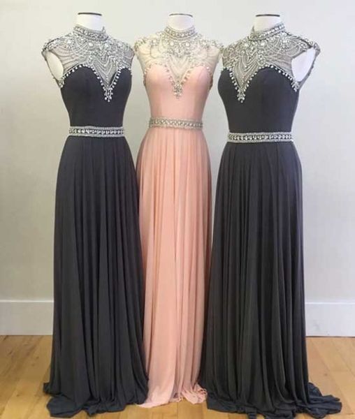 vintage high neck real p prom homecoming dresses long chiffon bling rhinestones ruched cocktail graduation party formal dress cheap, Black
vintage high neck real p prom homecoming dresses long chiffon bling rhinestones ruched cocktail graduation party formal dress cheap, Black