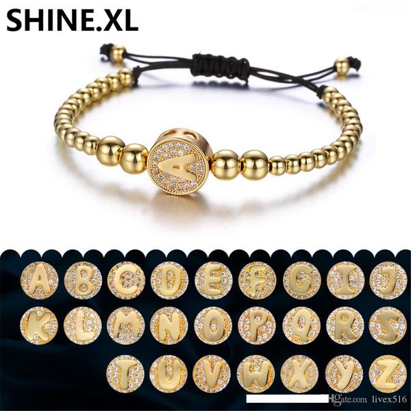 a-z diamond 26 letter hand-woven 4mm copper bead bracelet adjustable hand rope bracelet jewelry wholesale, Black
a-z diamond 26 letter hand-woven 4mm copper bead bracelet adjustable hand rope bracelet jewelry wholesale, Black