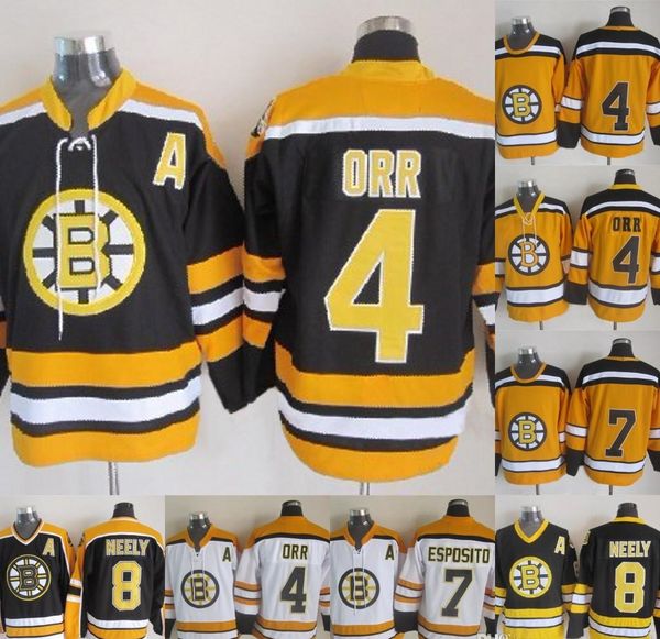 boston 4 bobby orr bruins 7 phil esposito jersey stitched name and number fast shipping vintage home black white yellow hockey jersey, Black;red
boston 4 bobby orr bruins 7 phil esposito jersey stitched name and number fast shipping vintage home black white yellow hockey jersey, Black;red
