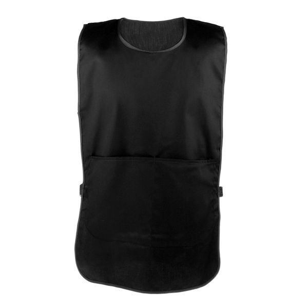 tabard laundry apron w/ pocket kitchen catering bar cleaning unisex
