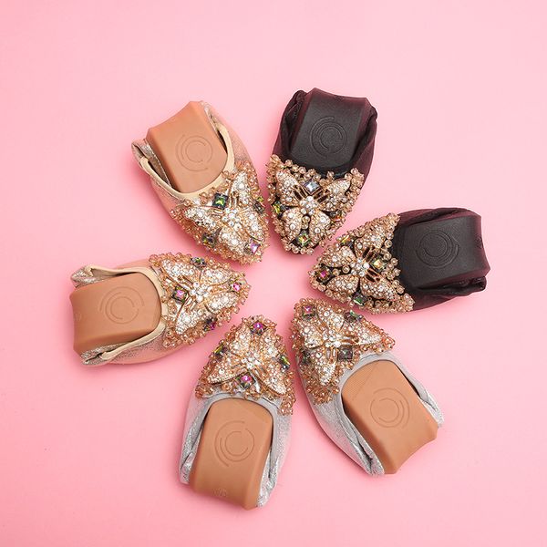 roll-up shoes woman shine crystal bow-tied ballet flats soft leather comfy moccasins rhinestone metal pointed toe loafers female, Black
roll-up shoes woman shine crystal bow-tied ballet flats soft leather comfy moccasins rhinestone metal pointed toe loafers female, Black