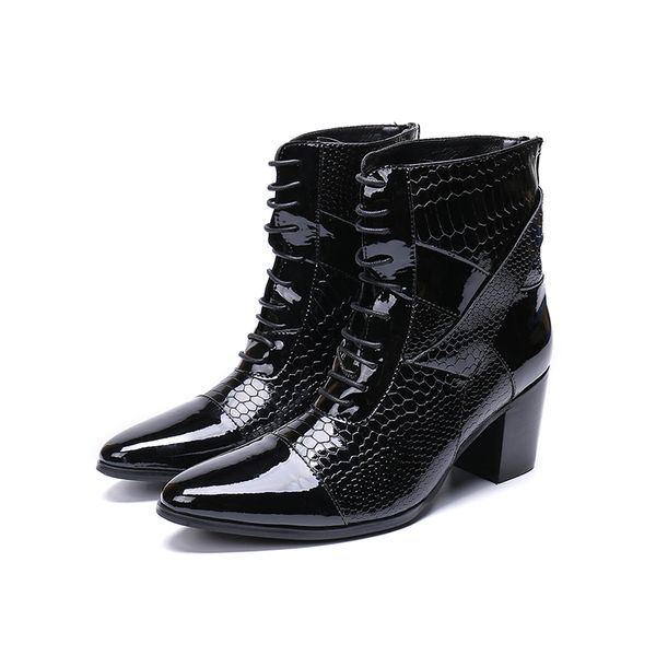 new mens shoes 7cm high heels botas hombre winter shoes men black genuine leathercombat boots steel toe
new mens shoes 7cm high heels botas hombre winter shoes men black genuine leathercombat boots steel toe