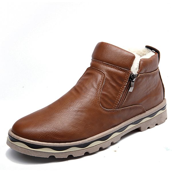 men's boots fashion new mid-round men's boots wear-resistant comfortable breathable warm cotton shoes men, Black
men's boots fashion new mid-round men's boots wear-resistant comfortable breathable warm cotton shoes men, Black