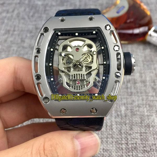 special offer luxury rm 052 pvd steel case skull skeleton dial japan miyota automatic rm52-01 mens watch leather strap sport sport watches, Slivery;brown
special offer luxury rm 052 pvd steel case skull skeleton dial japan miyota automatic rm52-01 mens watch leather strap sport sport watches, Slivery;brown