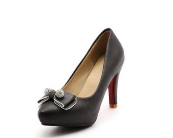 2019 women's shoes in spring and autumn with new style high heel fine heel round head waterproof table bowknot silk and satin@678, Black
2019 women's shoes in spring and autumn with new style high heel fine heel round head waterproof table bowknot silk and satin@678, Black