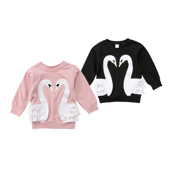 lovely baby girl swan print hoodies sweatshirts jumper toddler girls kids autumn ruffles pullover hooded cotton clothes, Black
lovely baby girl swan print hoodies sweatshirts jumper toddler girls kids autumn ruffles pullover hooded cotton clothes, Black