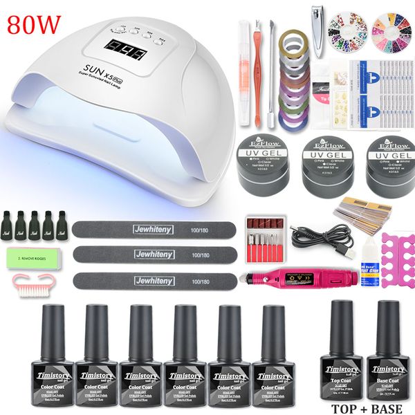 nail kit manicure set uv nail lamp for kit gel polish 6 gel varnish acrylic uv builder manicure machine handle set
nail kit manicure set uv nail lamp for kit gel polish 6 gel varnish acrylic uv builder manicure machine handle set