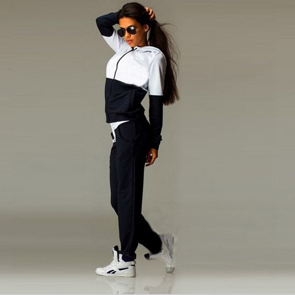 running sets women 2pcs sports suits plus zipper hoodies sweatshirts pants set gym fitness clothing, Black;blue
running sets women 2pcs sports suits plus zipper hoodies sweatshirts pants set gym fitness clothing, Black;blue