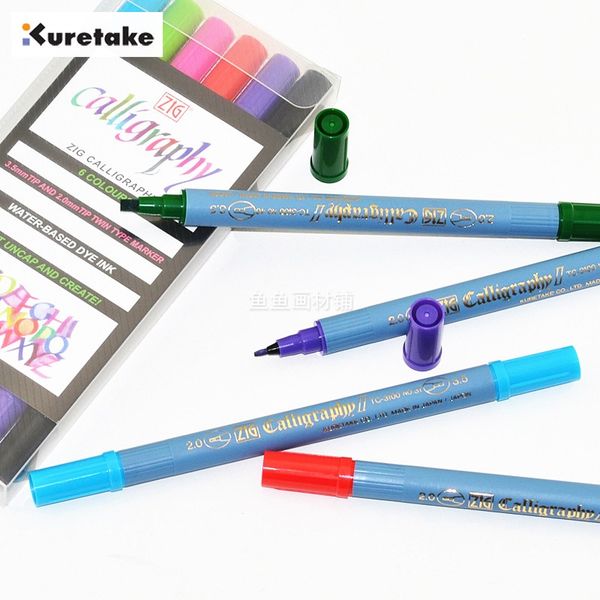 japan kuretake double head parallel calligraphy pen flat head 2+3.5 art flower body waterproof mark ink writing artistic font
japan kuretake double head parallel calligraphy pen flat head 2+3.5 art flower body waterproof mark ink writing artistic font