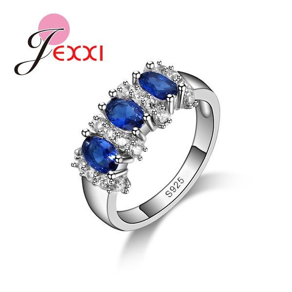 fine 925 sterling silver blue sapphire wedding engagement rings for women anillos bijoux bague femme, Golden;silver
fine 925 sterling silver blue sapphire wedding engagement rings for women anillos bijoux bague femme, Golden;silver