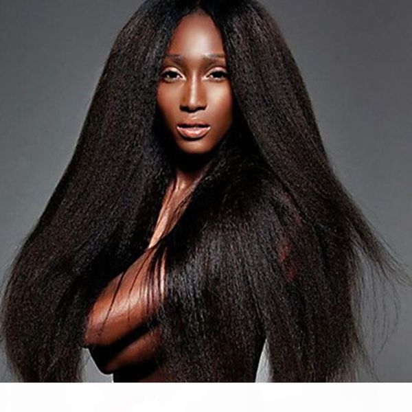 fast shipping black brown long kinky straight wigs with baby hair heat resistant glueless synthetic lace wigs for black wowen
fast shipping black brown long kinky straight wigs with baby hair heat resistant glueless synthetic lace wigs for black wowen
