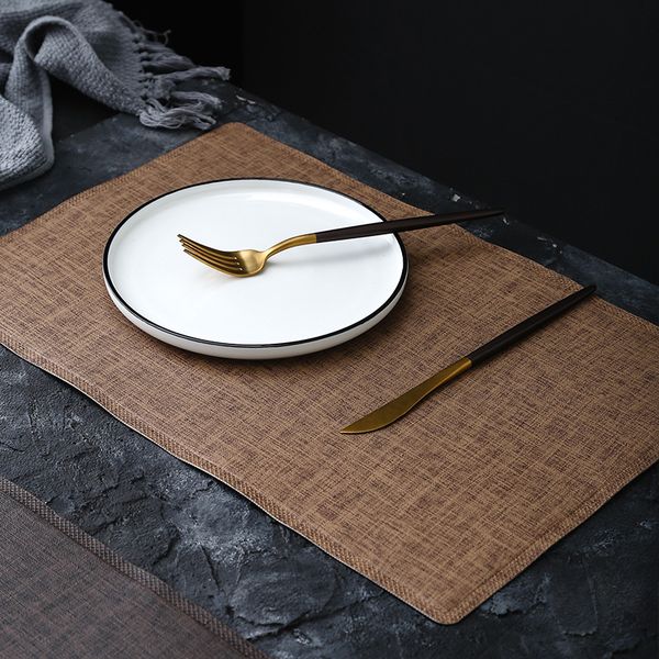 leather pu placemats high-grade western mats waterproof and oil-proof pad nordic style table mat simple placemat
leather pu placemats high-grade western mats waterproof and oil-proof pad nordic style table mat simple placemat