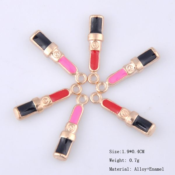 10pcs korean fashion clothing accessories, new creative lipstick pendants alloy accessories, enamel lipstick charms, Bronze;silver
10pcs korean fashion clothing accessories, new creative lipstick pendants alloy accessories, enamel lipstick charms, Bronze;silver