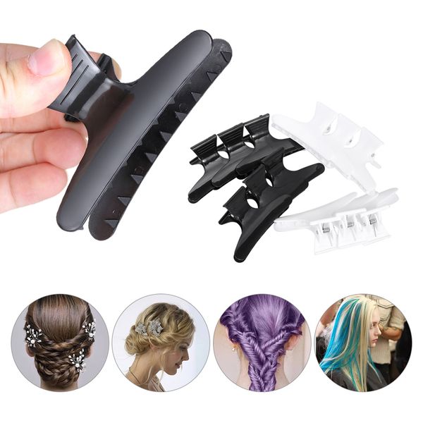 12pcs butterfly hair clips for salon hair claw sectioning clamps plastic hairpin teeth black white salon hairdressers clips
12pcs butterfly hair clips for salon hair claw sectioning clamps plastic hairpin teeth black white salon hairdressers clips